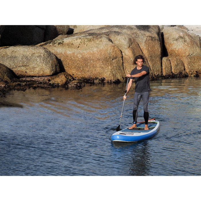 2022 Ohana 10'6" Freeride Aufblasbares Stand Up Paddle Board -Paket - Paddel, Board, Tasche, Pumpe Und Leine